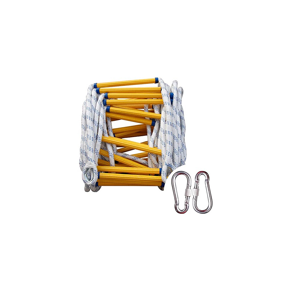 Fire Escape Ladder 7M Fireresistant Nylon With Heavyduty Steel Hooks For Home Evacuation 9119770909985