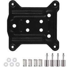 Intel115X Backplate Metalowy wspornik radiatora procesora Izolacyjna płyta bazowa Mocna konstrukcja z żelaza Część zamienna do płyt głównych