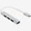 Διανομέας USB με 4 θύρες USB2.0, εξαιρετικά λεπτός φορητός διανομέας δεδομένων με 2