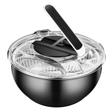 Stainless Steel Salad Spinner Quick for Vegetables Salads Fruits
