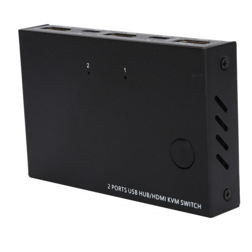 Διακόπτης KVM HDMI USB, Διακόπτης KVM 4K@60Hz με κοινή χρήση περιφερειακών USB Γρήγορη 1