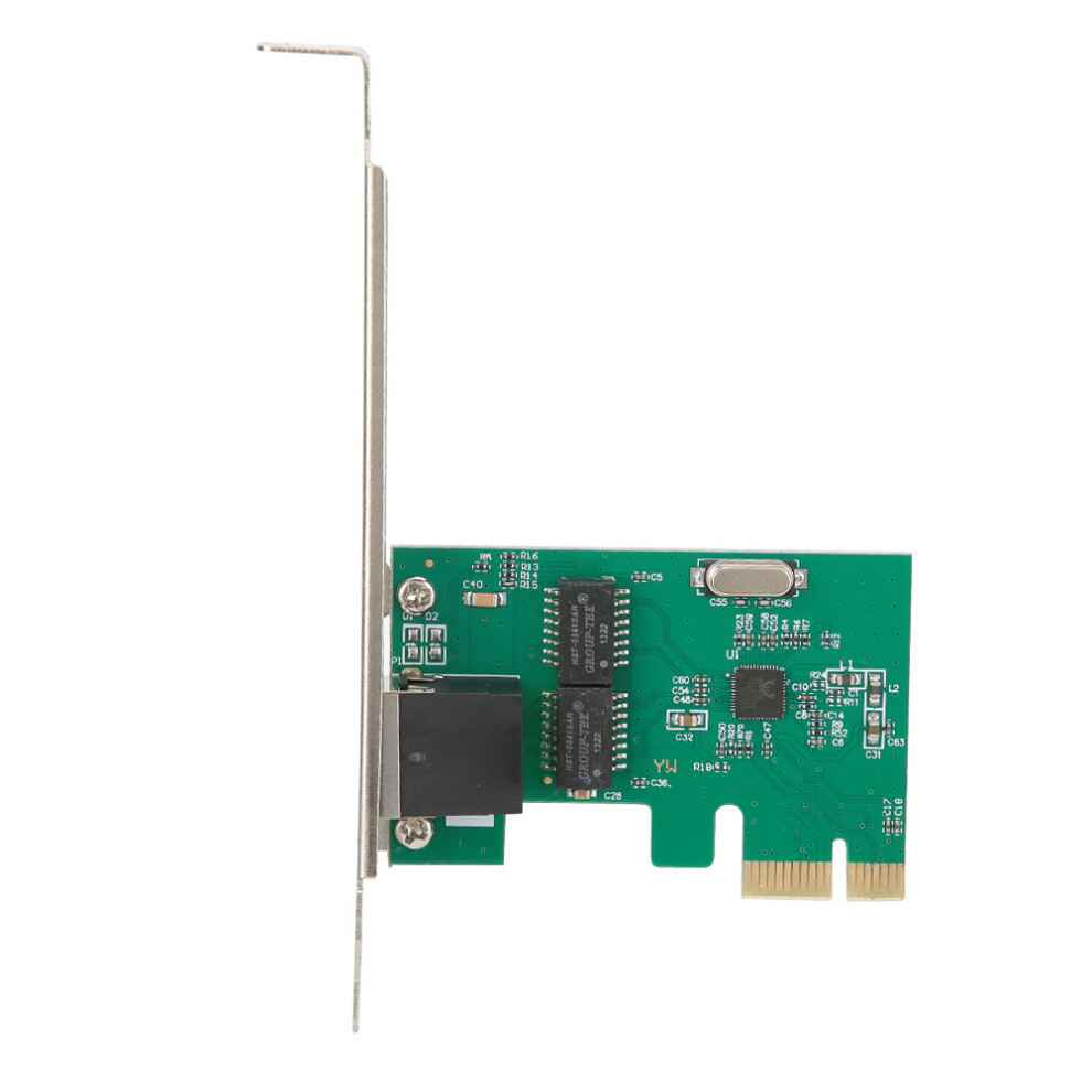 Gigabit Ethernet Network Card Pci Express, Realtek 8111E Desktop Gigabit Adapter Auto Negotiation Full Duplex Flow Control Plug And Play Compatible Wi 9486358990742