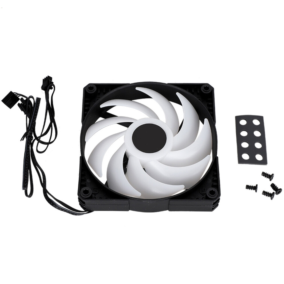 Infinity Mirror Case Fan, Addressable Rgb 120Mm Silent Operation Pc Cooling Fan With High Airflow And Daisy Chain Design - For Desktop Enthusiasts 9486358990827