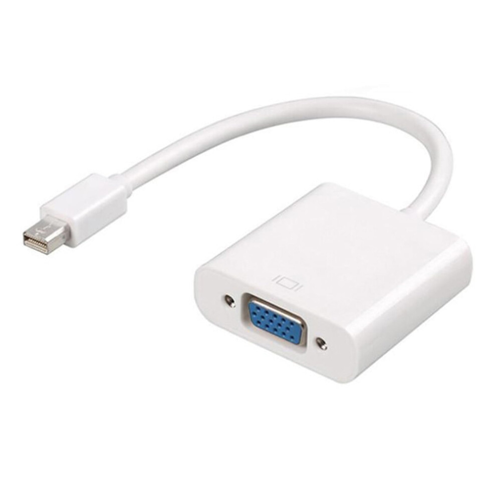 Displayport To Vga Cable Resolution Compact Vga Adapter For Work Or School White 9119770910097