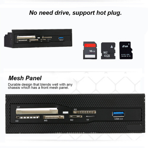 Εσωτερικός διανομέας USB 3.0 Υψηλής ταχύτητας πολυλειτουργική συσκευή ανάγνωσης 2