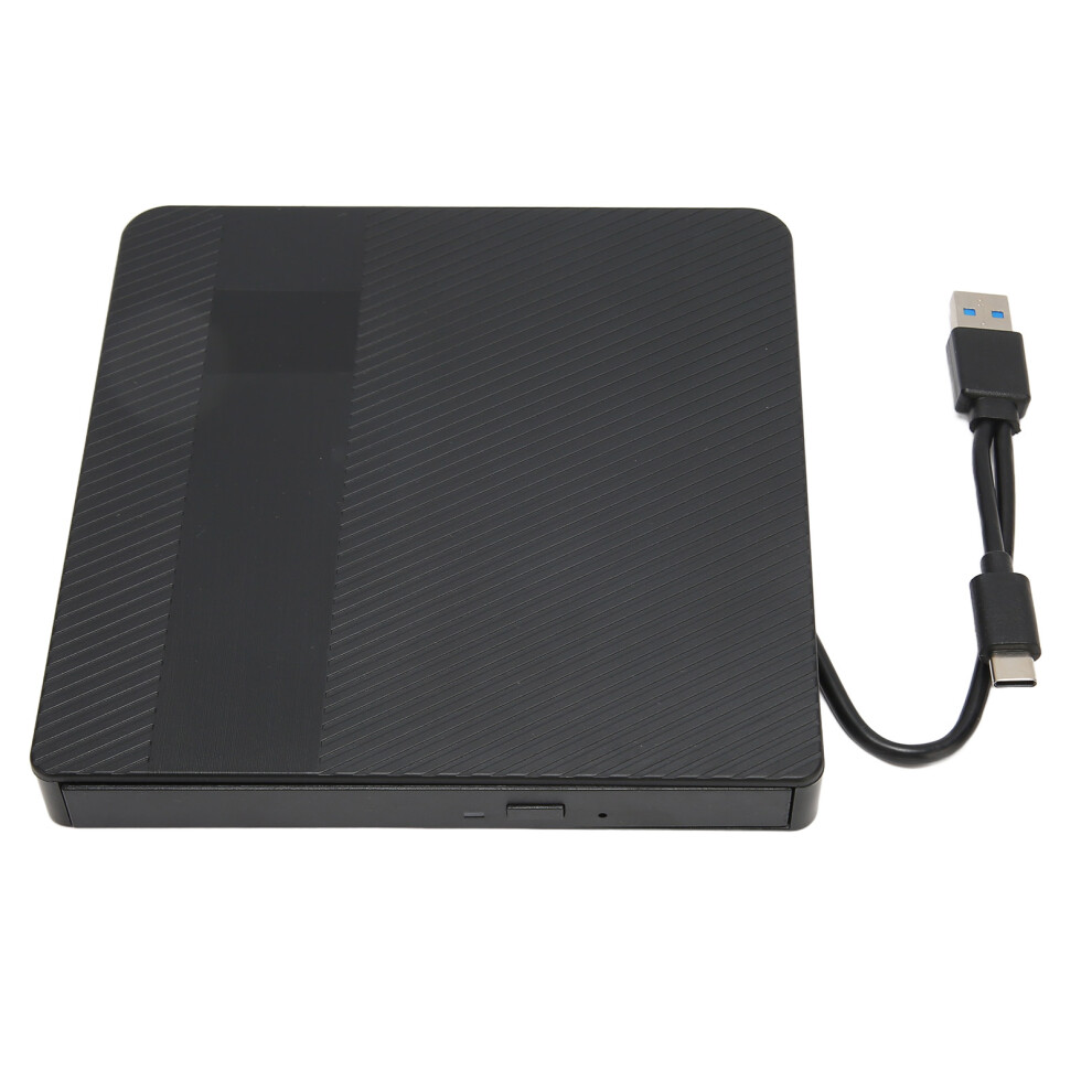 External Cd Dvd Drive Usb 3.0 Type-C, High Performance Portable Cd Burner With Plug & Play Compatibility For Laptop Desktop Mac Windows Linux Os 9486358991091