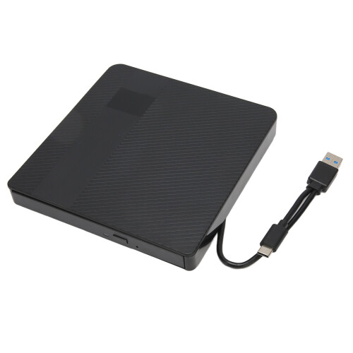 Εξωτερική μονάδα CD DVD USB3.0Type-C, φορητή μονάδα εγγραφής CD υψηλής απόδοσης με 1