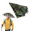 Fishing Umbrella with Waterproof Coating, Adjustable Headband, Hands 1