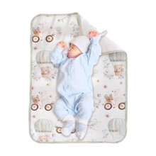 Crib Mattress Pad Toddler Mattress Protector, Reusable Bassinet Pee Mat for Travel