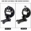 The S Shaped Bracket for Bowens Mount Camera  Flashes, Black 4