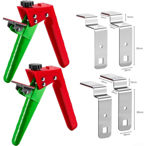 Adjustable Drawer Fixing Clamp with Clips for Quick and Secure Installation of Drawer Front Panels (2set) 1