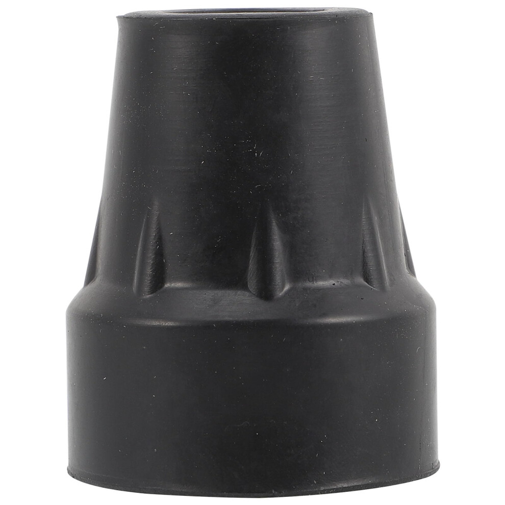 Black Walking Cane Tips Rubber Replacement Cane Tips Crutch Foot Tips Pads 5.40X4.30x4.30cm