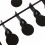 Steel Automatic Reset Rotate Shooting Target for Marksmanship Training Black 4