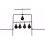 Steel Automatic Reset Rotate Shooting Target for Marksmanship Training Black 3