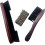 Pool Table Cleaning Brush Set,Billiard Pool Table Cleaner,Pool Table Rail Brush,Pool Cue Cleaning Cloth, Solid Wood Handle, red 5