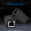 Επέκταση Ethernet RJ45Coupler, θηλυκό σε θηλυκό βύσμα για καλώδιο δικτύου Cat7Cat6Cat5e, υψηλής 4