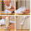 Electric Pasta Maker Machine, Automatic Noodle Press with 6 Moulds for Home Kitchen White 5