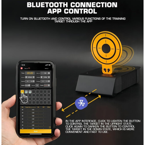 Wireless Training Target with Rechargeable Mode, MultiPoint Connection, Data Synchronized for Hunting Shooting Airsoft 1