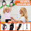 Gymnastics Bars with Rings/Pad/Wristband, Folding Horizontal Bar(Pink) 9