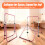 Gymnastics Bars with Rings/Pad/Wristband, Folding Horizontal Bar(Pink) 6