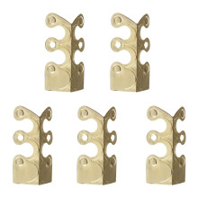 5X Elegant and Protective Metal Corner Protector for Stylish Wall Dcor Copper Copper Imitation Corner Protector, Gold