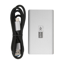 Videooptagelsesenhed4K HDMI Loop-out Full HD-signal USB3.0-spiloptager, lyd- og videooptagelseskort med stabil HD-udgang til streaming af video