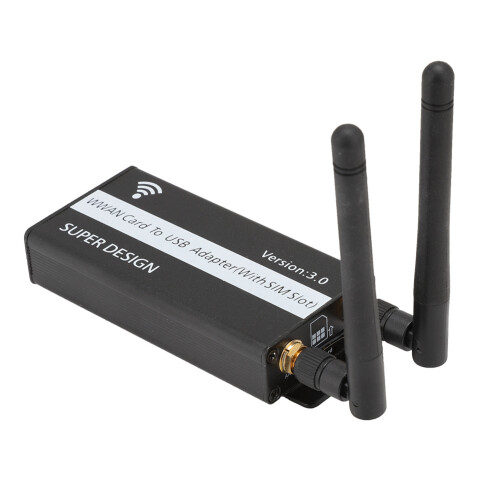 Βιομηχανικός μίνι προσαρμογέας PCIe σε USB 4G LTE Βιομηχανικό Dongle με υποδοχή κάρτας SIM 2