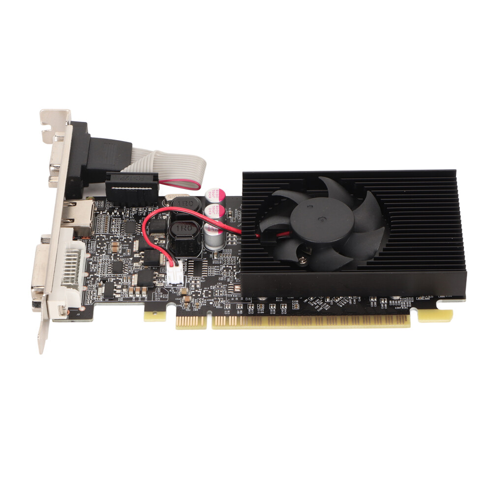 Graphics Card For Gaming, High Definition Multimedia Interface Graphics Processing Power Ddr3 Memory Video Card With Vga And Dvi Interfaces, Supports 9486358992142