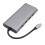 Μεταφορά δεδομένων υψηλής ταχύτητας USB Hub, προσαρμογέας πολλαπλών θυρών 11 σε 1 με 3
