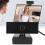 Webcams Full HD com microfone com cancelamento de ruído e correção automática de luz para laptops e desktops, webcam com lente grande angular e 6