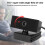 Webcams Full HD com microfone com cancelamento de ruído e correção automática de luz para laptops e desktops, webcam com lente grande angular e 7