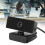 Webcams Full HD com microfone com cancelamento de ruído e correção automática de luz para laptops e desktops, webcam com lente grande angular e 5
