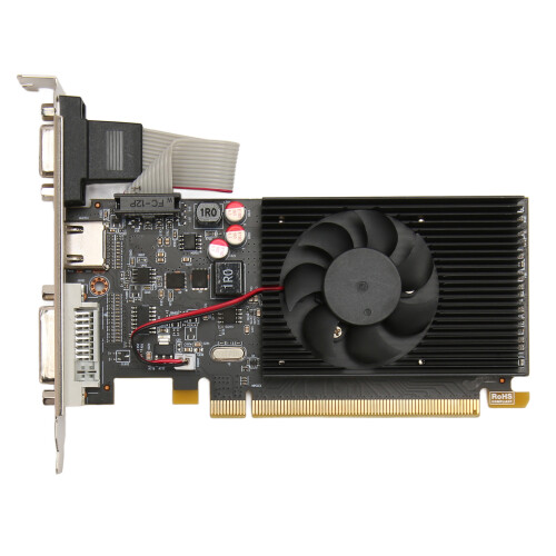 Κάρτα γραφικών για παιχνίδια 1GB GDDR3 64bit, αρχιτεκτονική διαύλου PCIe, κάρτα γραφικών
