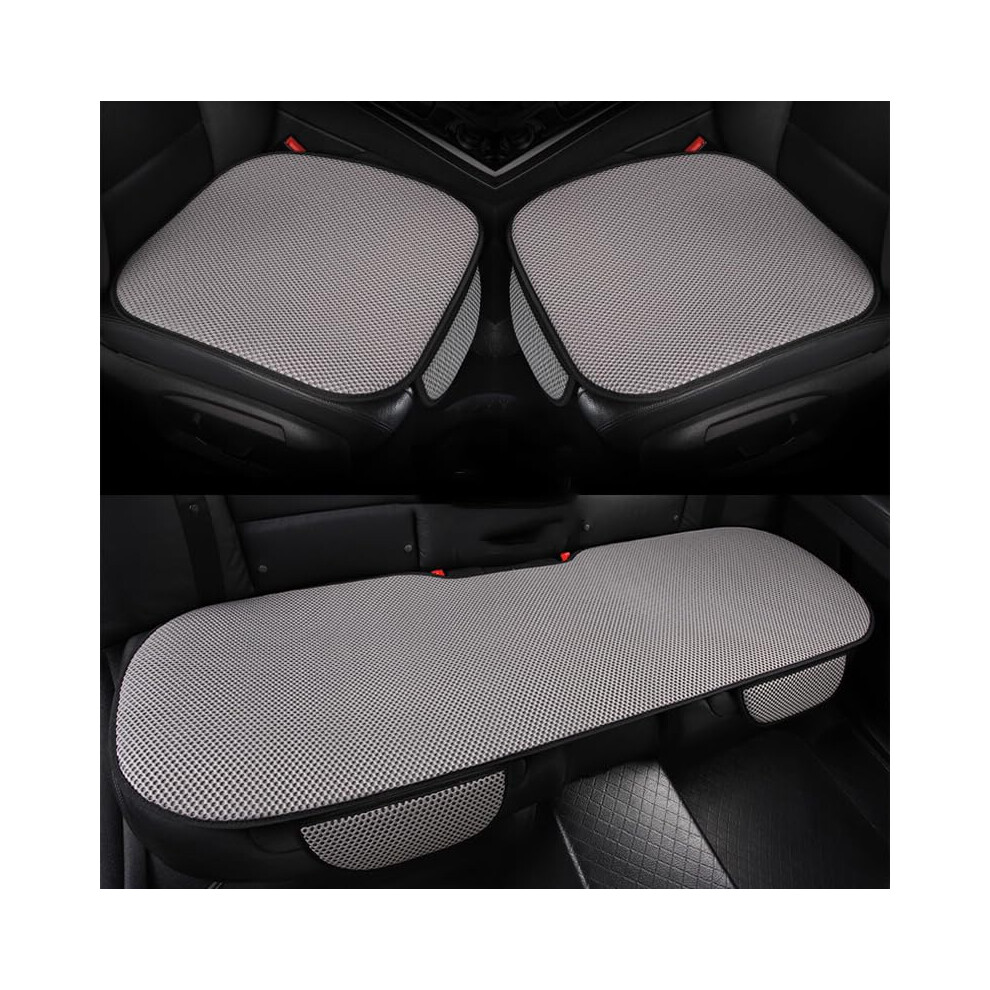 Car Seat Cushion Pad For Grand Scenic Iv 2016, Nonslip Cover Mat Grey3pcs 9365049191456