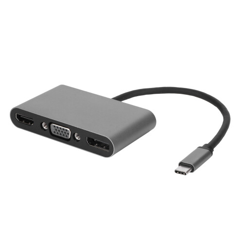 Σταθμός σύνδεσης πολλαπλών θυρών Thunderbolt3 συμβατός με 5 σε 1 με θύρα φόρτισης 4K HDMI DP
