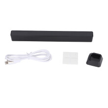 Barre de son cinéma pour TV avec effet surround, Bluetooth et HDMI ARC, fixation murale compacte, télécommande.