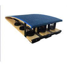 Heavy Gymnastics Springboard 9 Steel Springs Auxiliary For Gymnastics And Vault Training Blue Hardwood AntiSlip