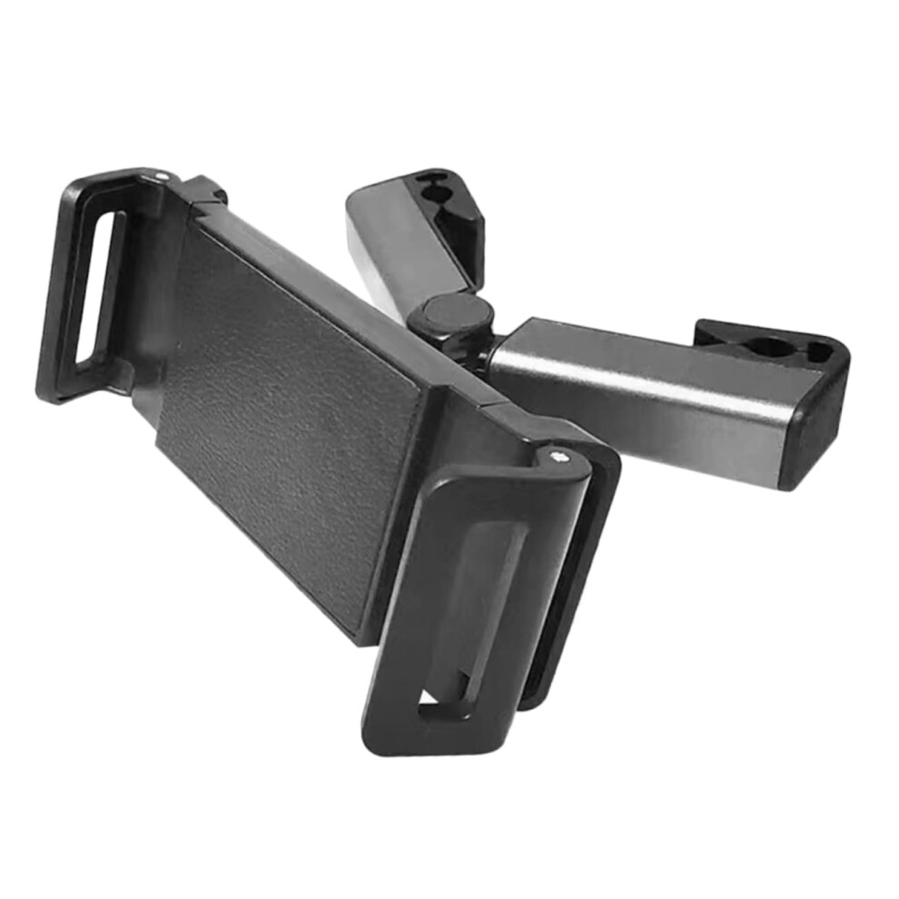 Back Headrest Tablet Holder Abs Material Universal Clip On For Car Headrests Fits Tablets And Phones Sleek Design 9365049192132