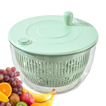 Pump Salad Spinner, Vegetable Dryer, Grater Slicer, Multifunction Kitchen Gadget Ref: 7007