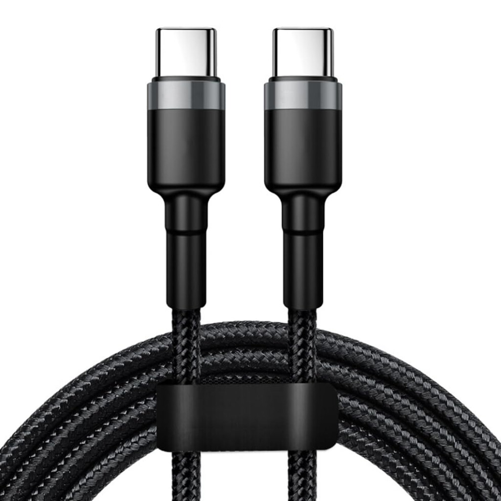 120W 10A Type C To Type C Fast Charging Cable For Fast Speed Data Transfer And Quick Charging 2 Meters Silver 9119770913425