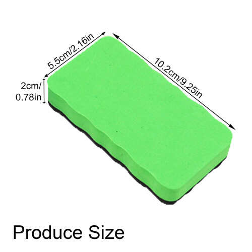 Magnetic Whiteboard Erasers Blackboard Sponge Eraser-green 1