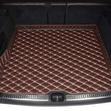 Leather Trunk Mats Custom Rear Trunk Liner Raised Edges Waterproof Antiskid for Maserati Quattroporte VI (M156) 20132021
