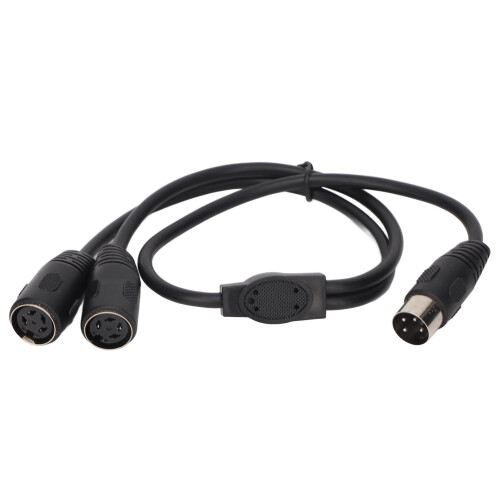 Καλώδιο διαχωριστή MIDI υψηλής ταχύτητας DIN αρσενικό διαχωρισμένο σε 2 θηλυκά
