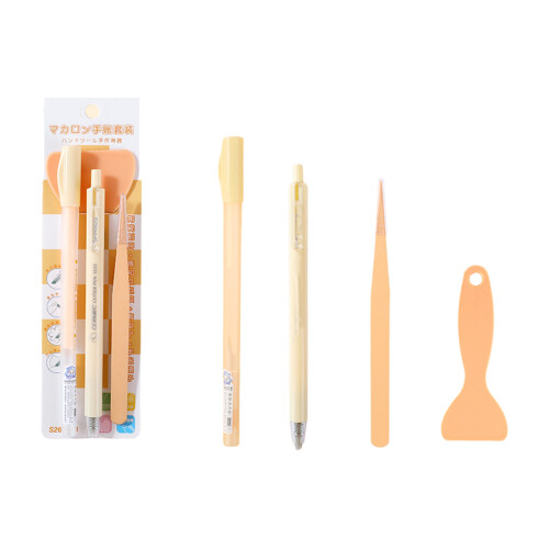 4Pcs Multiurpose Scrapbooking Craft Tool Includes-orange color