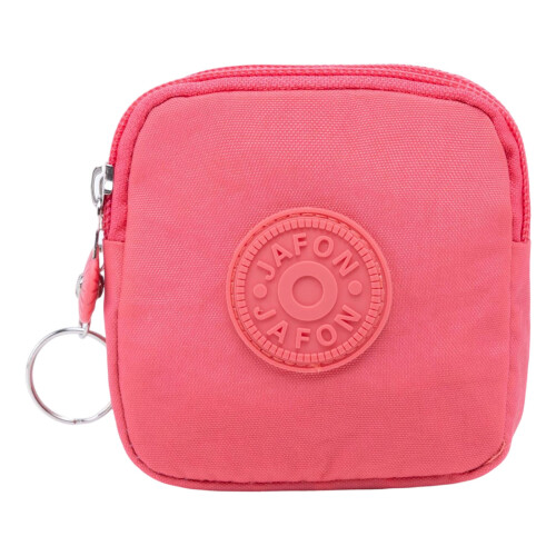 Space Saving Key Pouch Water Resistant Designs-Watermelon Red