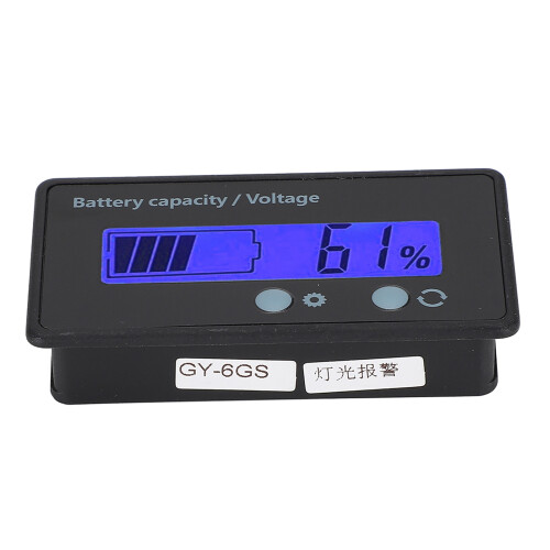 Οθόνη LCD με ένδειξη χωρητικότητας μπαταρίας, ένδειξη τάσης, γενικής χρήσης, για 1