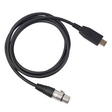 Odolný flexibilný PVC plášť XLR audio kábel s trojitou úchytkou, odľahčovač napätia, gumená zadok, odľahčovač napätia, Plug and Play