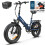 SameBike SAMEBIKE 20" Commuter E-Bicycle 750W, 48V13Ah-blue 1