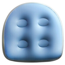 Inflatable Hot Tub Seat with Suction Cup 18.5x14.6x5.9in Hot Tub Seat Reusable PVC Spa Pool Hot Tub Booster Seat for Adults, Blue Hot