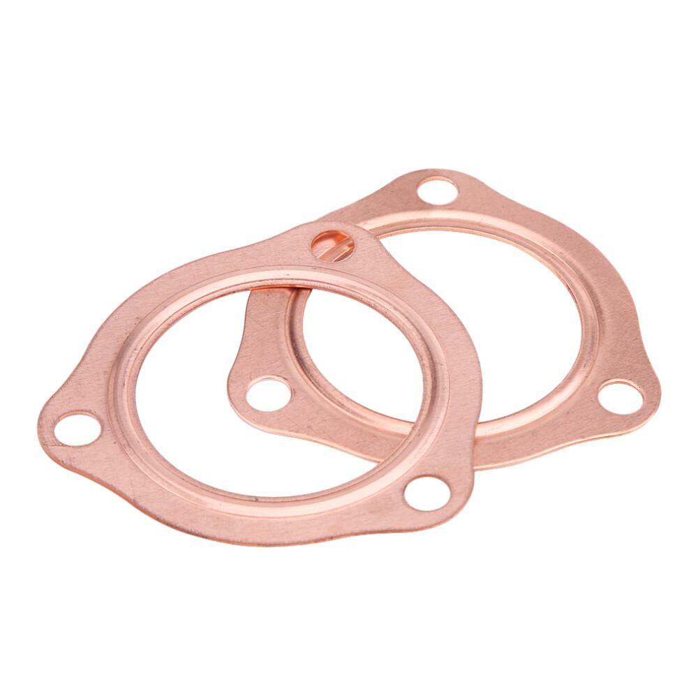 Header Collector Gaskets Copper Header Exhaust Collector Gaskets For Sbc Bbc Engines Durable Reusable Exhaust Gaskets Leak Proof Sealing Performance 9139052574427